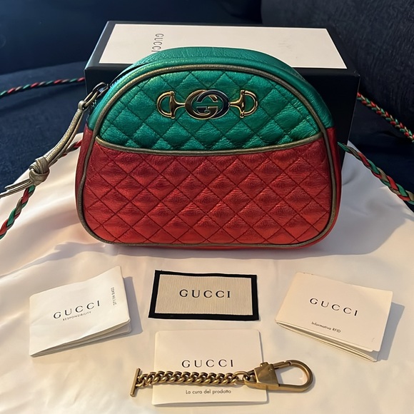 Like New Gucci Quilted Trapunto Crossbody Dustbag, Docs & Box - Picture 13 of 14